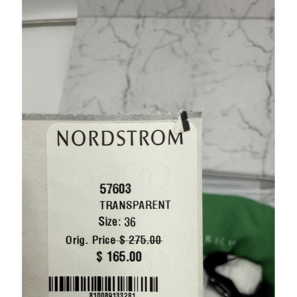 Jessica Rich Sneaker Transparent Womens Black Size EU 36 USA 5.5 6 New - Picture 10 of 11